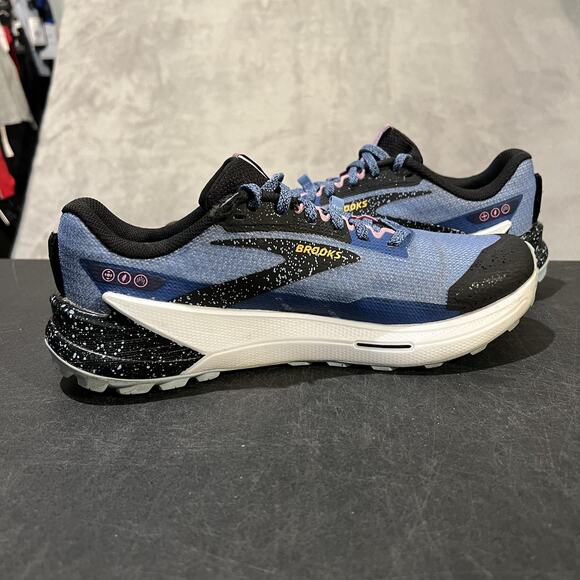 Brooks Catamount 2 Trail Running Shoes Womens Size 9.5 Blue SkyVault Lightweight - Picture 6 of 10